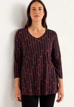 Mønstret jerseytunika