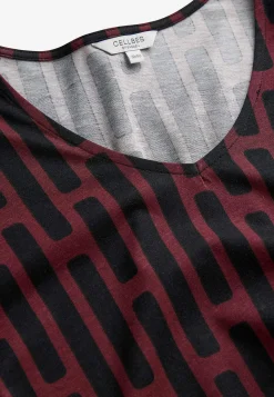 Mønstret jerseytunika