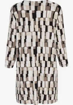 Mønstret jerseytunika med lommer