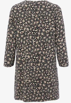 Mønstret jerseytunika med lommer