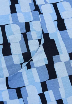 Mønstret jerseytunika med lommer