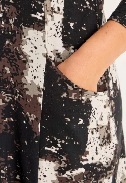 Mønstret jerseytunika med lommer | Cellbes