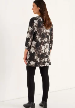 Mønstret jerseytunika med lommer | Cellbes