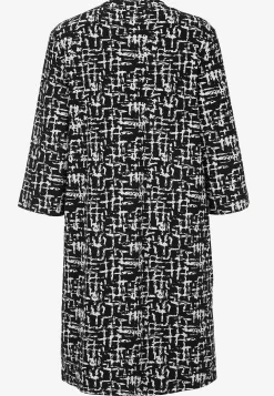 Mønstret kjole med sidelommer