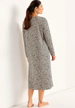 Mønstret, lang natkjole