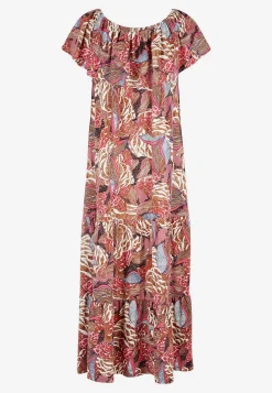 Mønstret off-shoulder-kjole | Cellbes