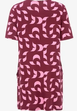 Mønstret tunika med lommer