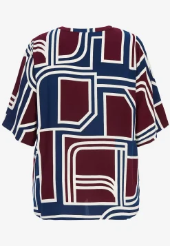 Mønstret viskosebluse | Cellbes