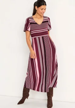 Mønstret viskosekjole