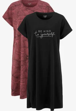 Natkjole i bomuld 2-pack