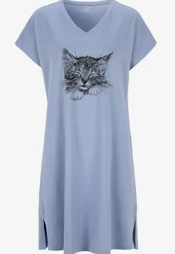 Natkjole med v-udskæring