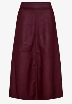 Nederdel i PU med lommer