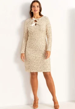 Pailletkjole i elastisk velour