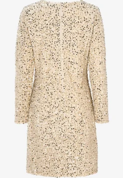 Pailletkjole i elastisk velour