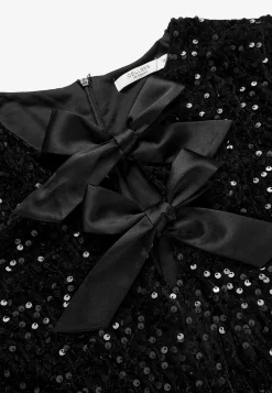 Pailletkjole i elastisk velour