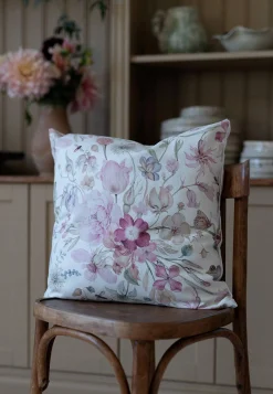 Pudebetræk med et blomstermønster