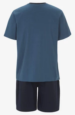 Pyjamassæt med t-shirt og shorts