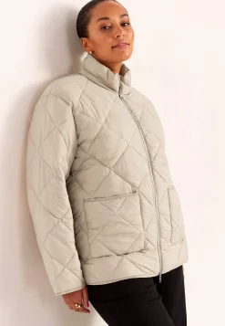 Quiltet letvægtsjakke