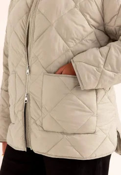 Quiltet letvægtsjakke