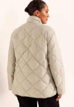 Quiltet letvægtsjakke