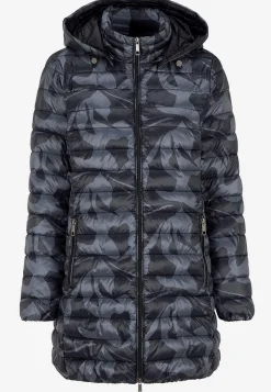 Quiltet, mønstret letvægtsjakke