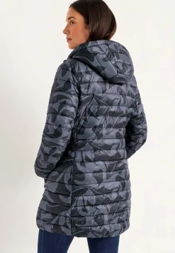 Quiltet, mønstret letvægtsjakke