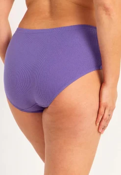 Ribbet trusse i bomuld 6-pack