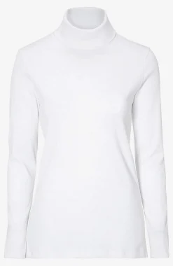 Ribbet turtleneck trøje i økologisk bomuld | Cellbes