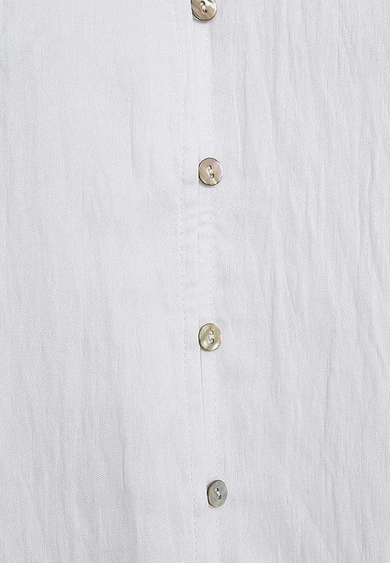 Ærmeløs bluse med rynkedetaljer