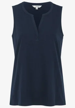 Ærmeløs top i økologisk bomuld 2-pack