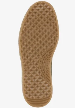 Ruskindssneakers med snøring