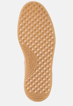 Ruskindssneakers med snøring