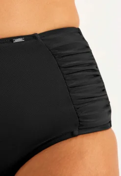 Rynket bikiniunderdel med høj talje Honolulu