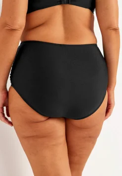 Rynket bikiniunderdel med høj talje Honolulu