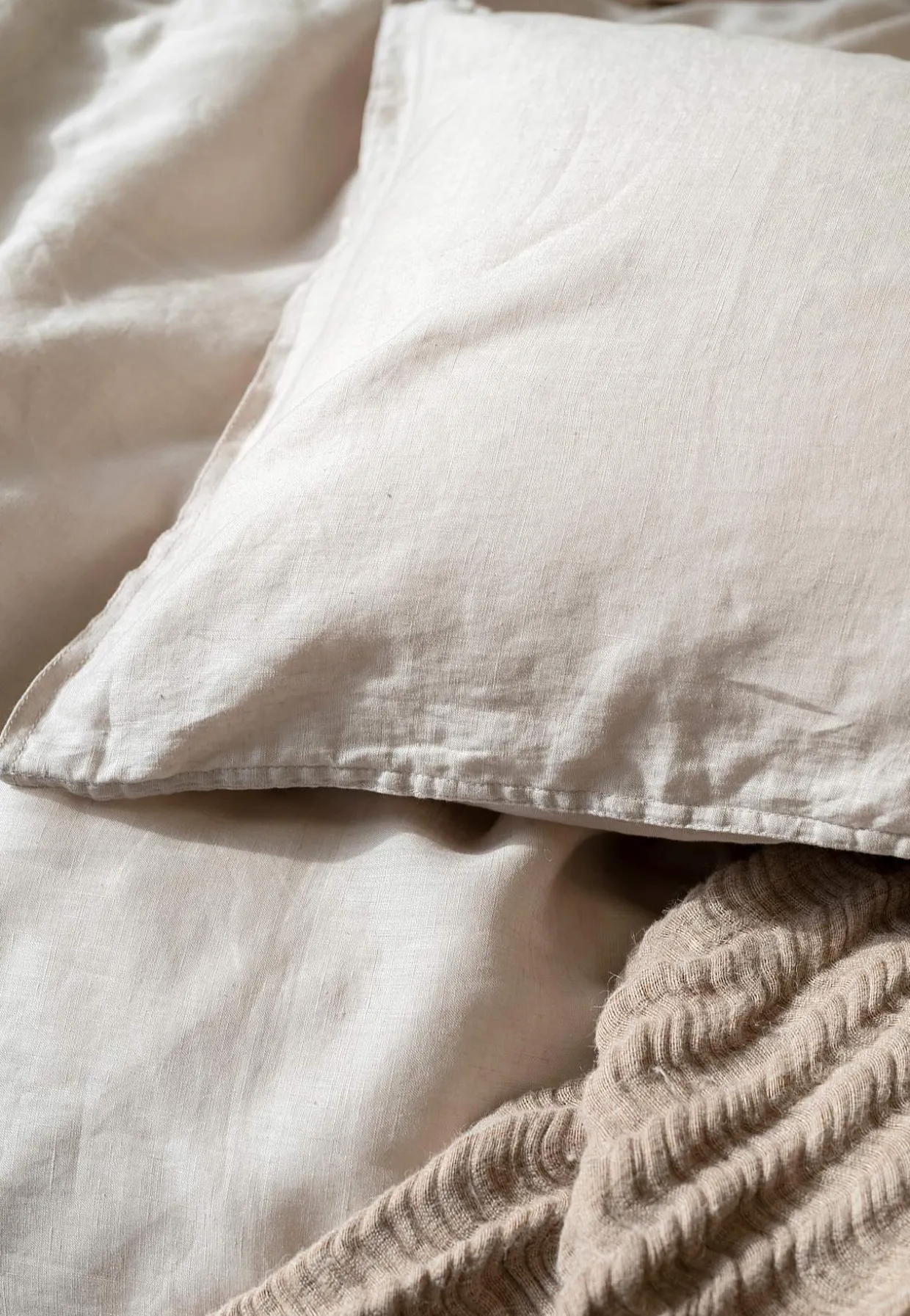 Sengesæt i hør 220x205