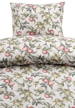 Sengesæt med æbler 150x210 cm