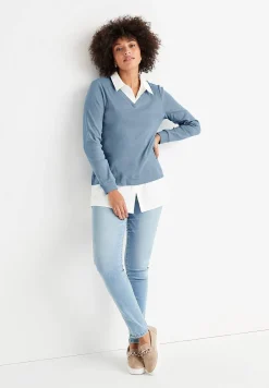 Shaping-jeans med stræk | Cellbes