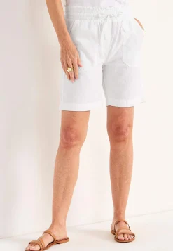 Shorts i vasket bomuld | Cellbes