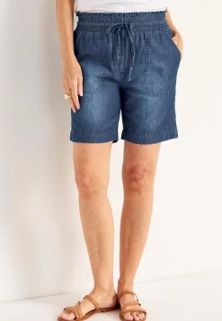 Shorts i vasket denim | Cellbes