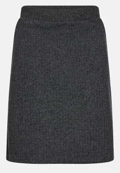 Sildebensmønstret jerseynederdel