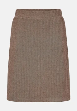 Sildebensmønstret jerseynederdel