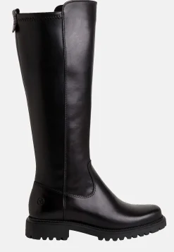 Skindstøvle med bred skaftvidde