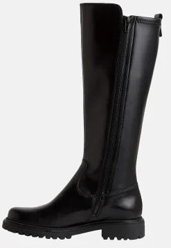 Skindstøvle med bred skaftvidde