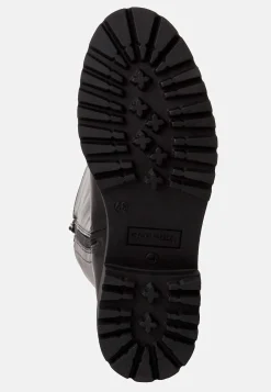 Skindstøvle med bred skaftvidde