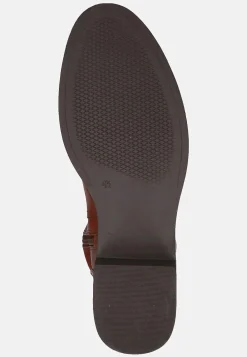 Skindstøvle med bred skaftvidde | Cellbes