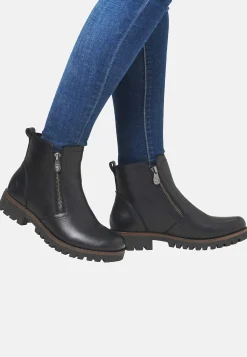 Skindstøvle med dobbelte lynlåse | Cellbes