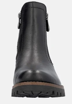 Skindstøvle med dobbelte lynlåse | Cellbes