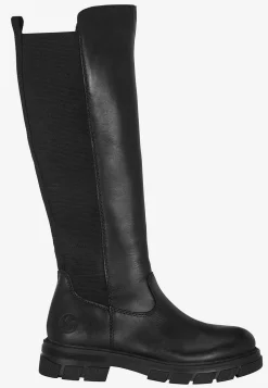 Skindstøvle med skaft med stræk