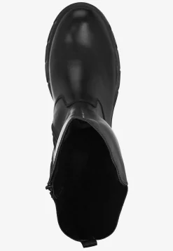 Skindstøvle med skaft med stræk