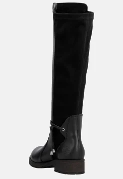 Skindstøvle med skaft med stræk